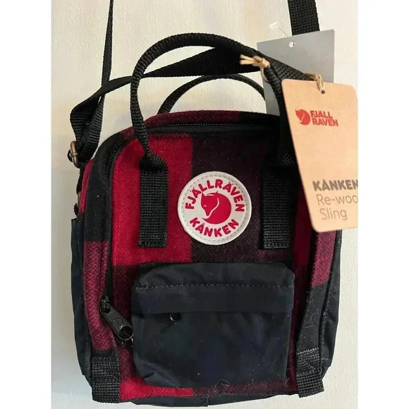Fjallraven Kanken Handbags - NWT Fjallraven Kanken Mini Bag Crossbody Shoulder Bag RED/BLACK